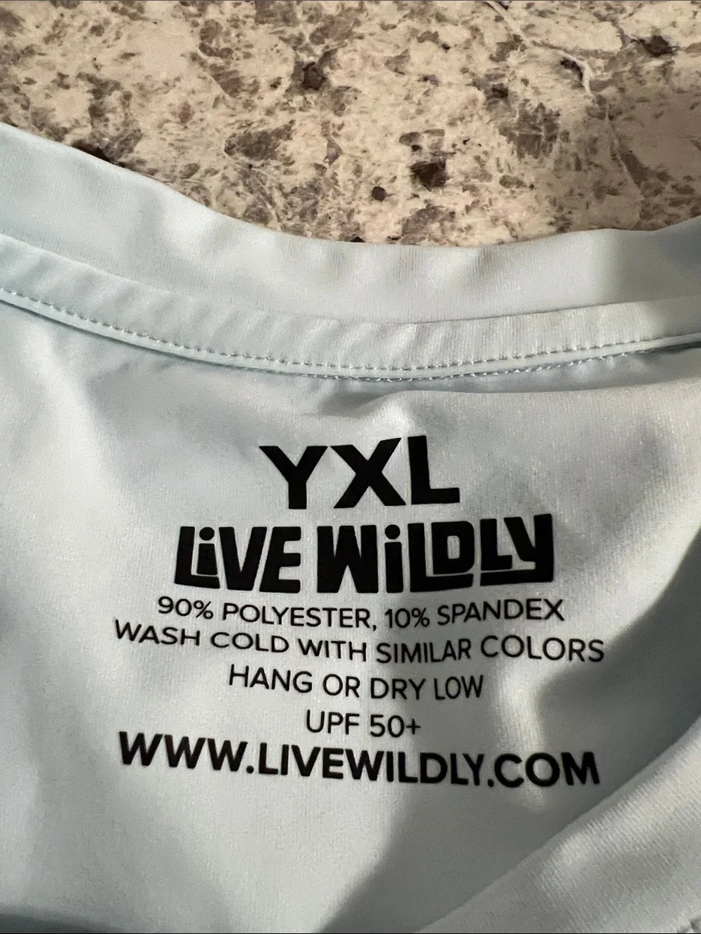Youth Long-Sleeve Rashguard - Light Blue/Teal